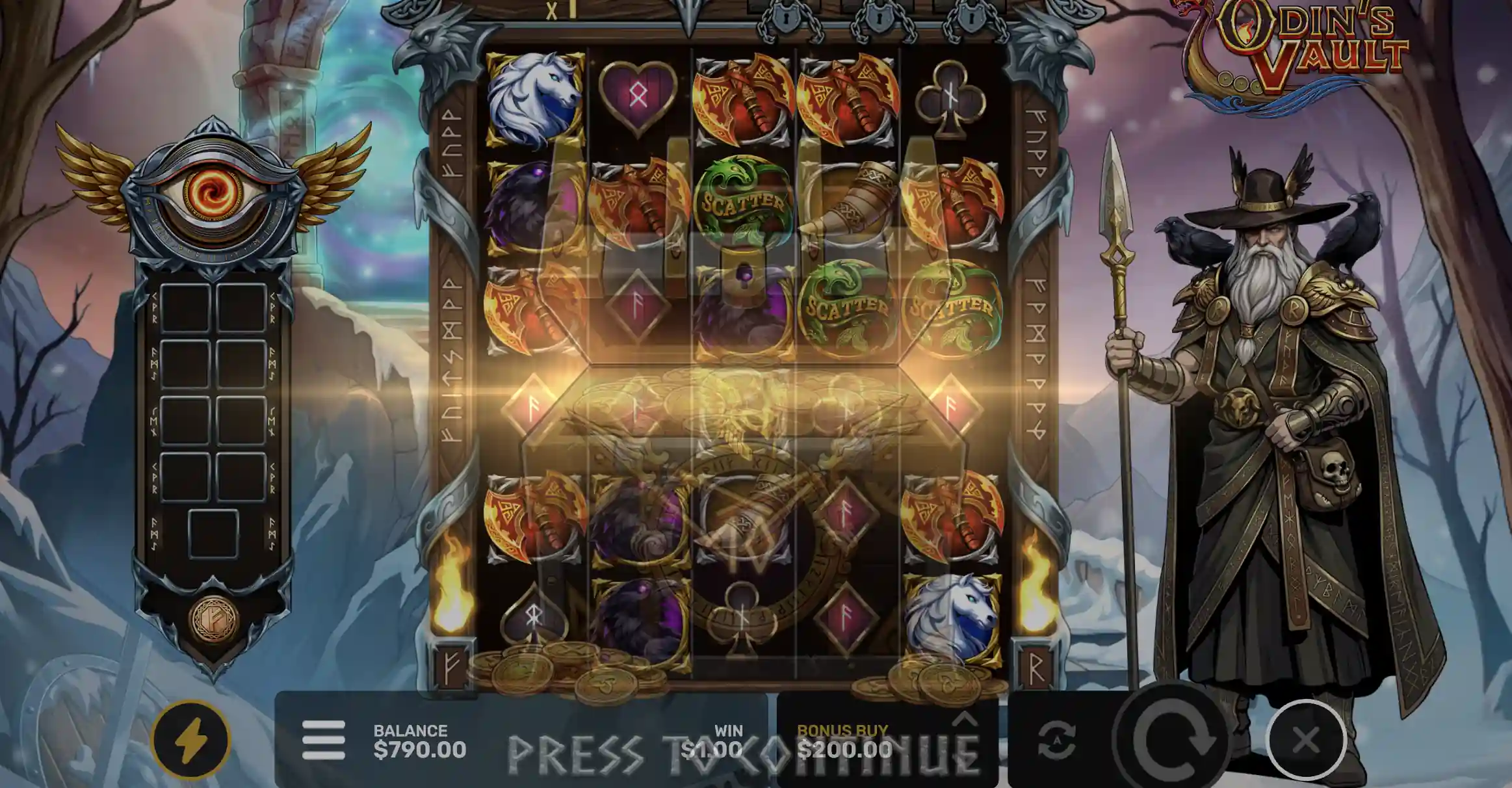 Odin's Vault Features